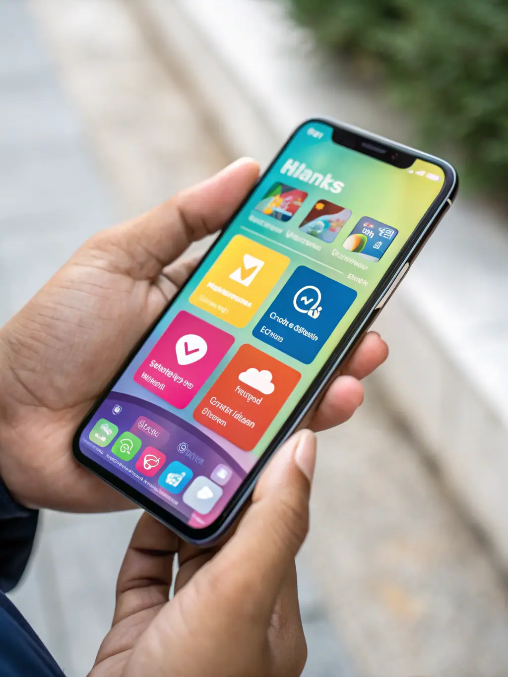 A sleek mobile application interface displayed on a smartphone, highlighting NextOrbit's proficiency in mobile app design and development.